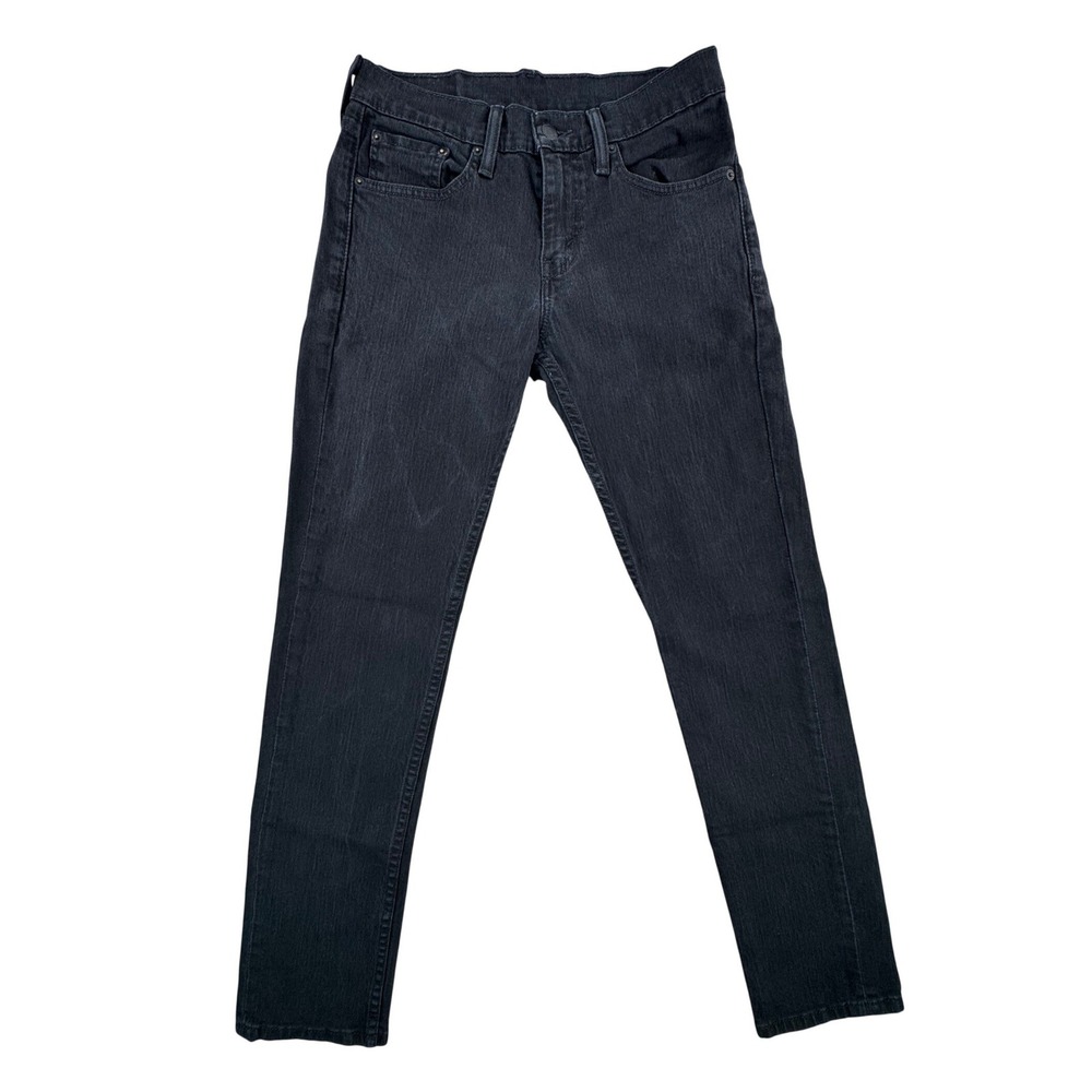 Levis 511 Slim Fit Jeans Mens 28x32 Faded Black Denim 045114406
